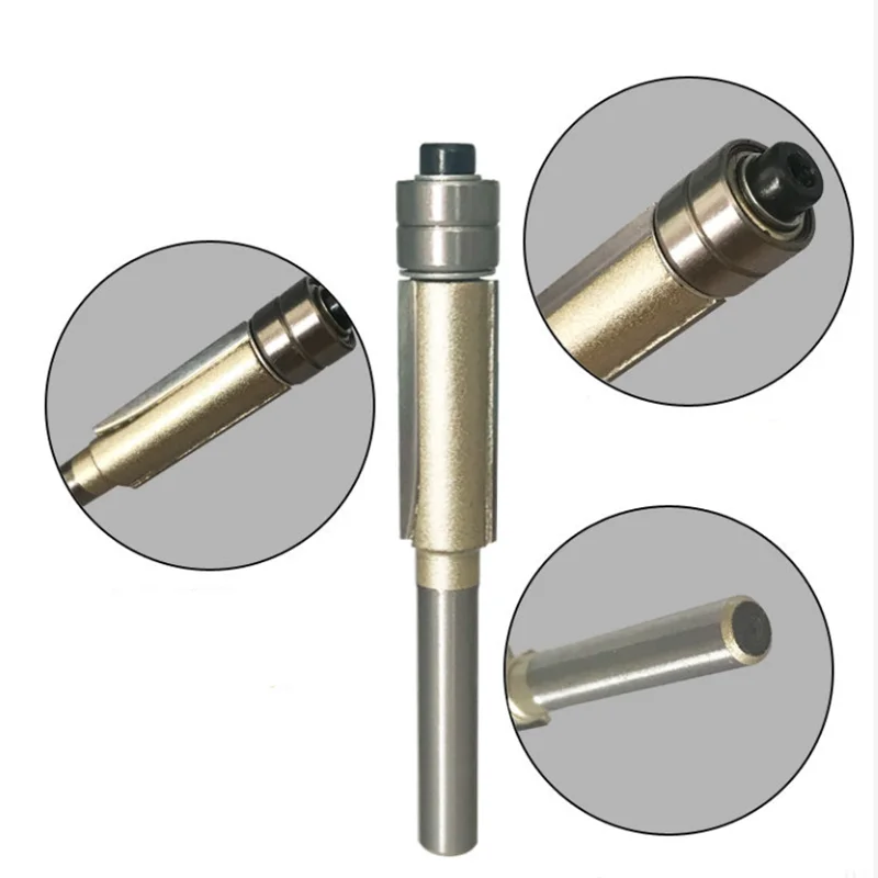 6,35mm Fräserkopf Duplex-Trimmer für Holzbearbeitung Kantenfräser Wolframkarbid CNC-Holzfräser 1 Stück – Detail 12