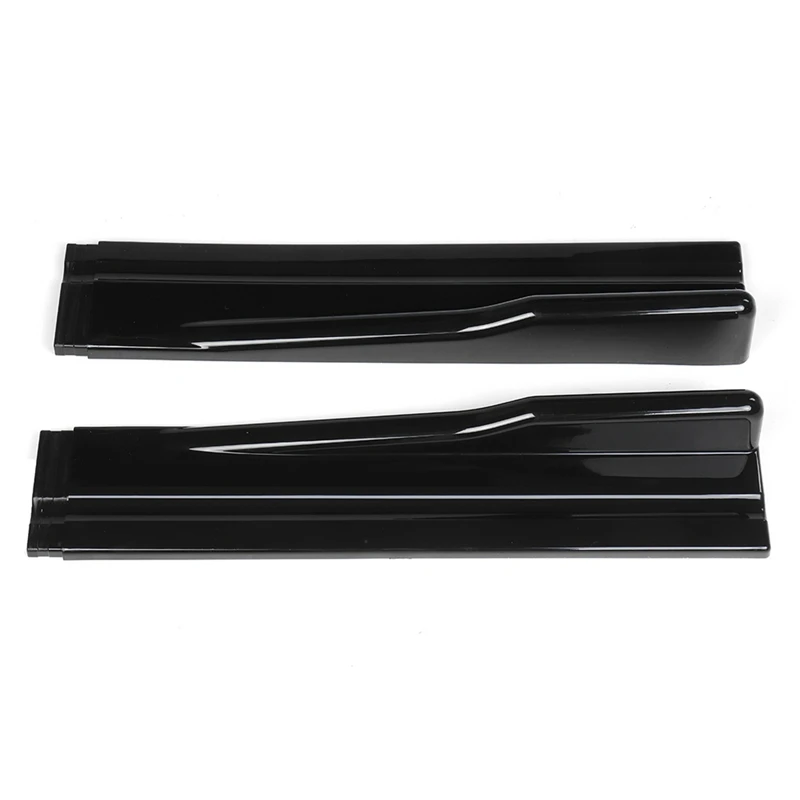 Universal Car Modification Part: Four-Piece Side Skirt For Improved Collision Resistance