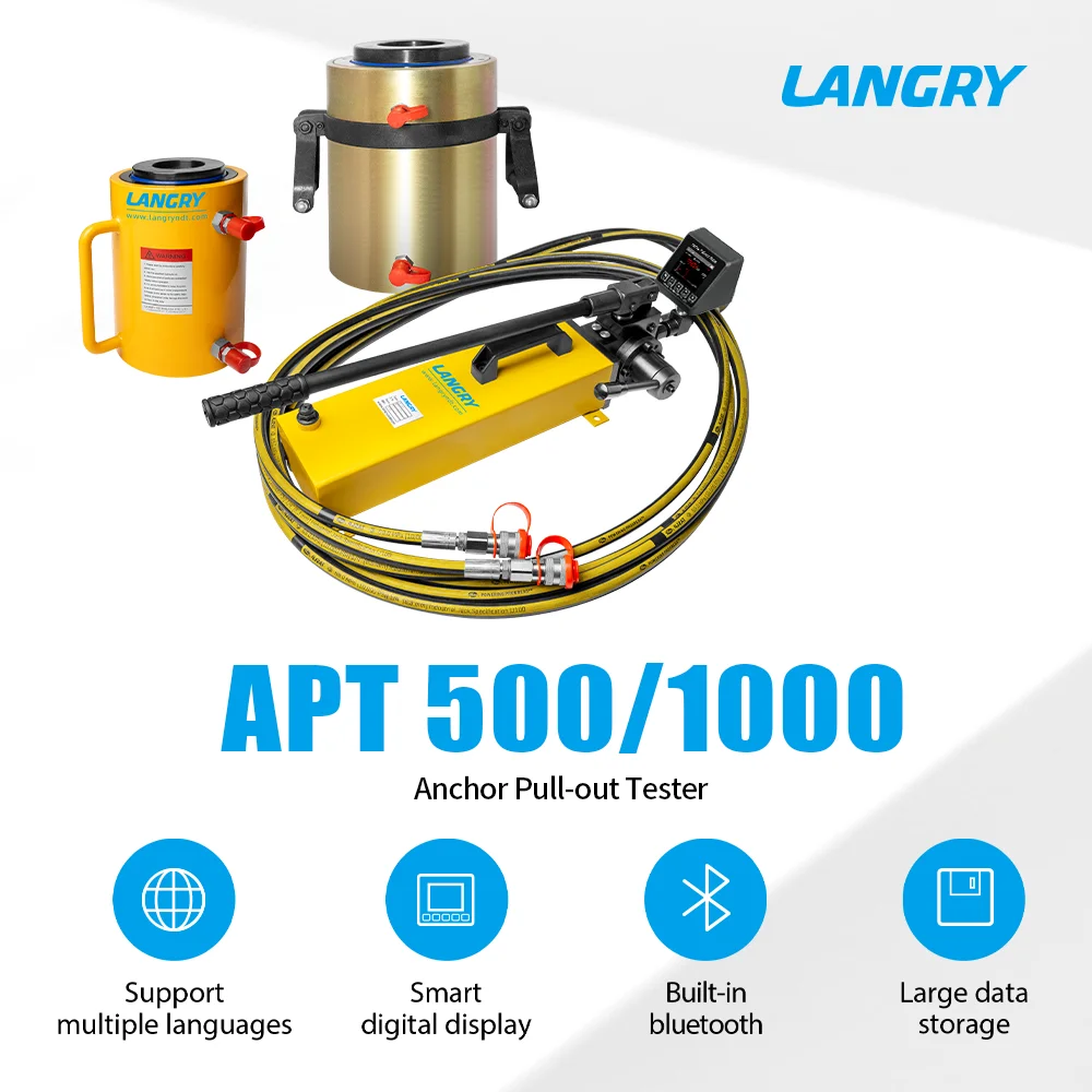 Rock Bolt Testing Equipment Anchor Pull test Digital Pull Out Tester