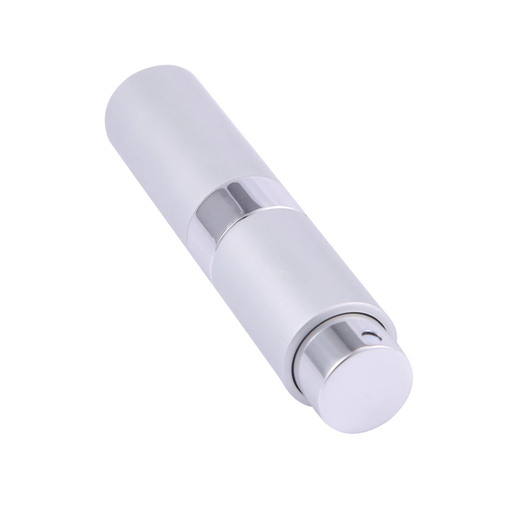 2X 8 Ml Portable Travel Mini Bottle Refillable Empty Perfume Atomizer - Silver