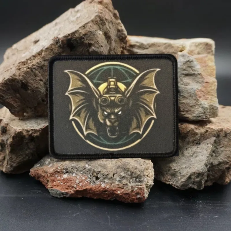 2026 Neuer taktischer Aufnäher, Scout Bat Military Moral Badge, Armband, für Kleidung, Hüte, Rucksäcke, taktische Ausrüstung, Klettverschluss