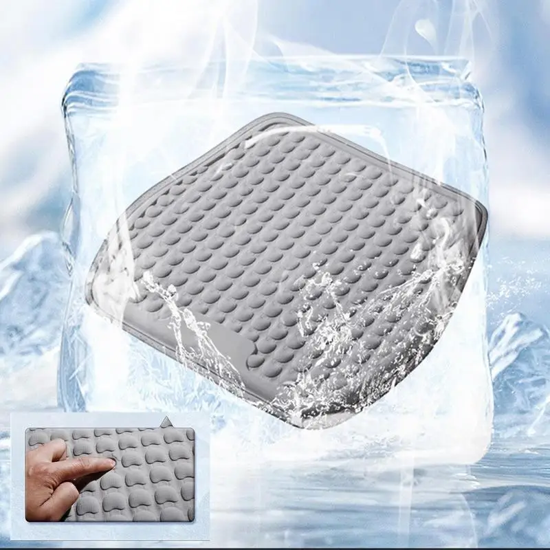 Gel Seat Cushion Cooling Gel Cushion Pad for Car Breathable Ventilated Automotive Seat Chair Cushion for Stadium Offices