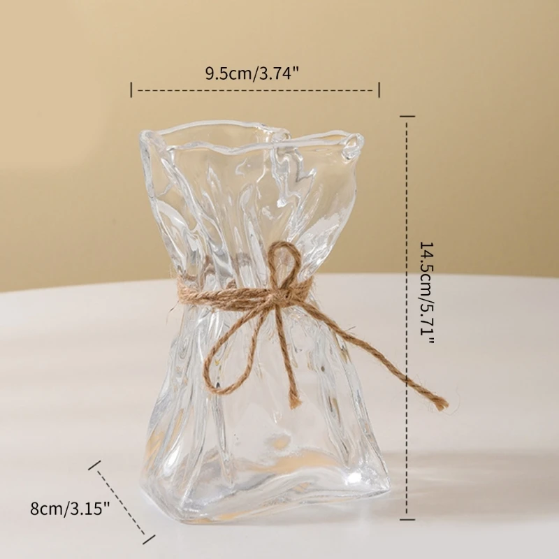 Novel Pleating Cocktails Glasses for Bar Glassware Irregular Wine Glass Restaurant Juice Coffee Cup Vase Ornaments