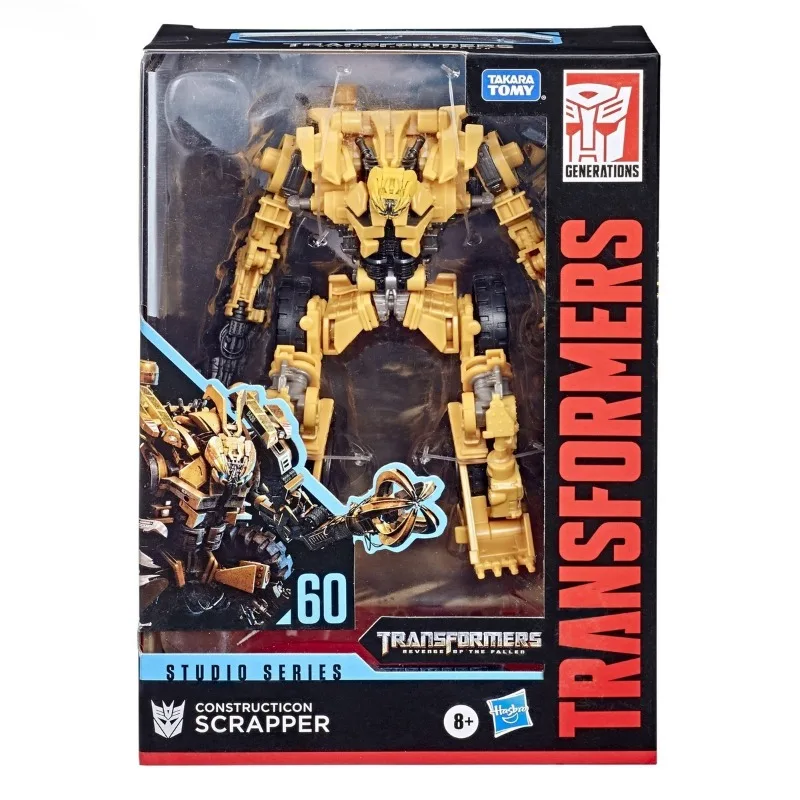 

[Hot Selling] Original Hasbro Transformers Play Studio Series SS60 SS-60 CONSTRUCTICON SCRAPPER Deluxe D-Class Action Figure