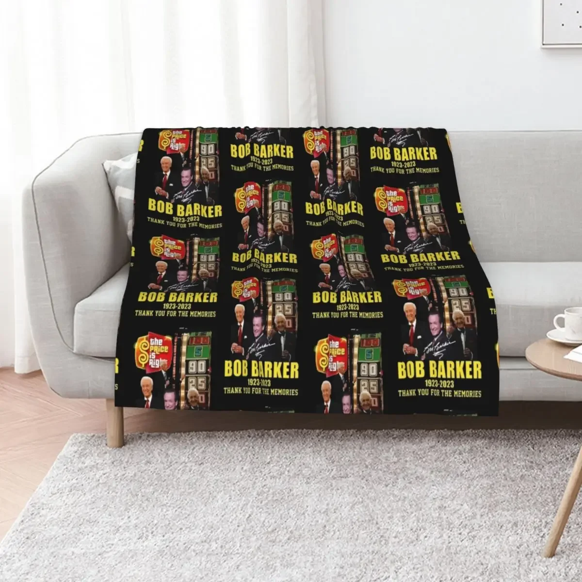 

The Price Is Right Bob Barker 1923 Throw Blanket Luxury Brand Bed linens Blankets Sofas Of Decoration Furry Blankets