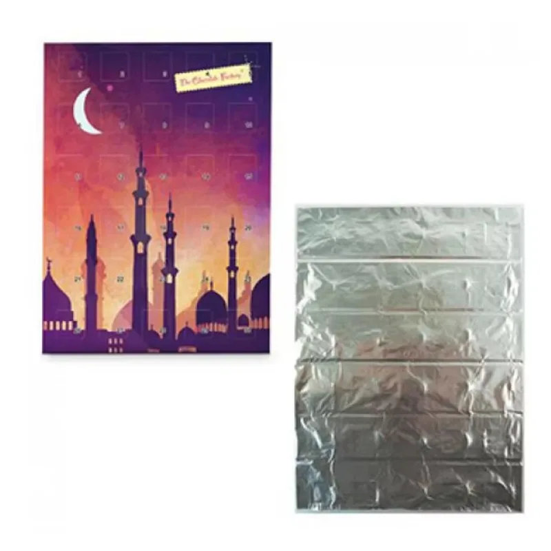 Customization.Wholesale Paper Ramadan Christmas Custom Empty Chocolate Ramadan Advent Calendar Box