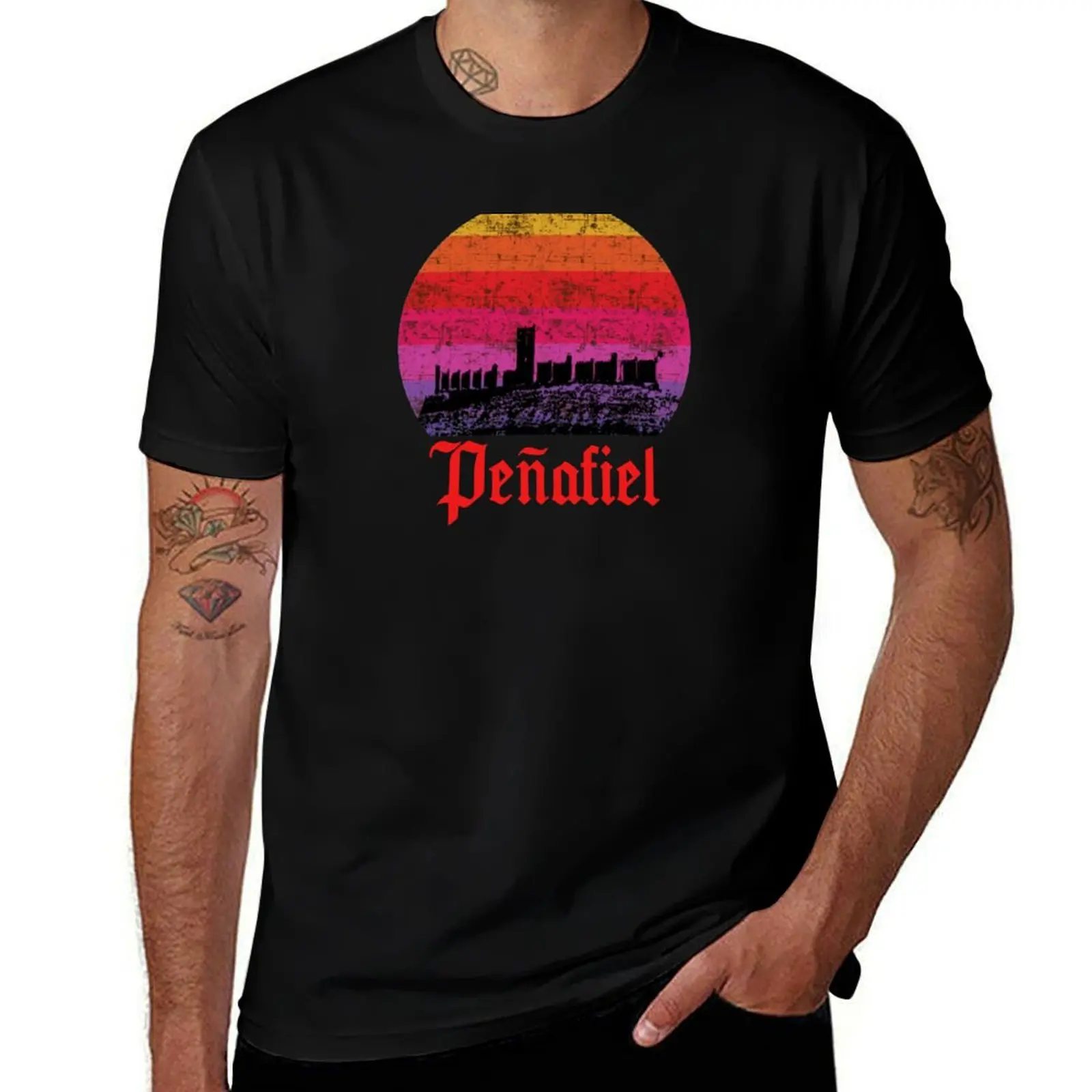 Pe?afiel Castle, Valladolid T-Shirt Breathable Travel T-Shirt