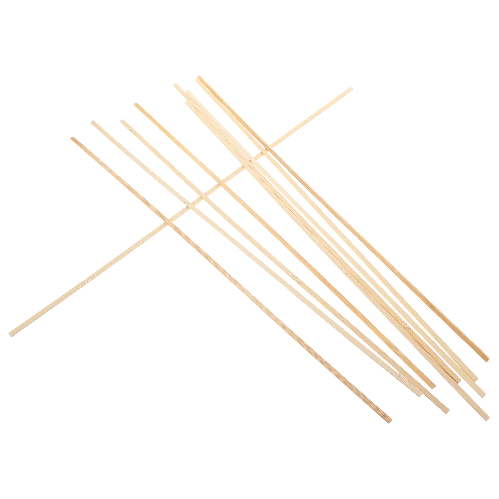 10Pcs Kids Kite Making Bamboo Rods Thin Wooden Sticks for DIY Crafts Strong -Free Dowels for Family Bonding Activities