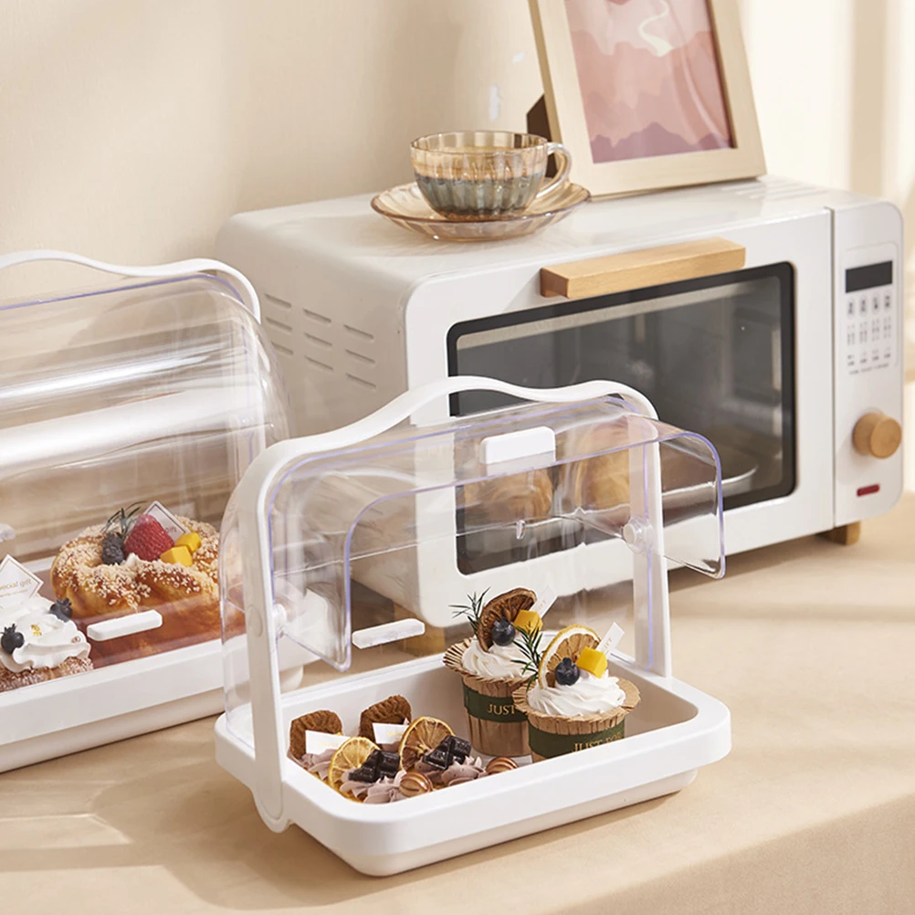 

Dustproof Storage Box Kitchen Spoon Holder Cookie Keeper Bread for Food Containers Jars Plastic Milk Bottle