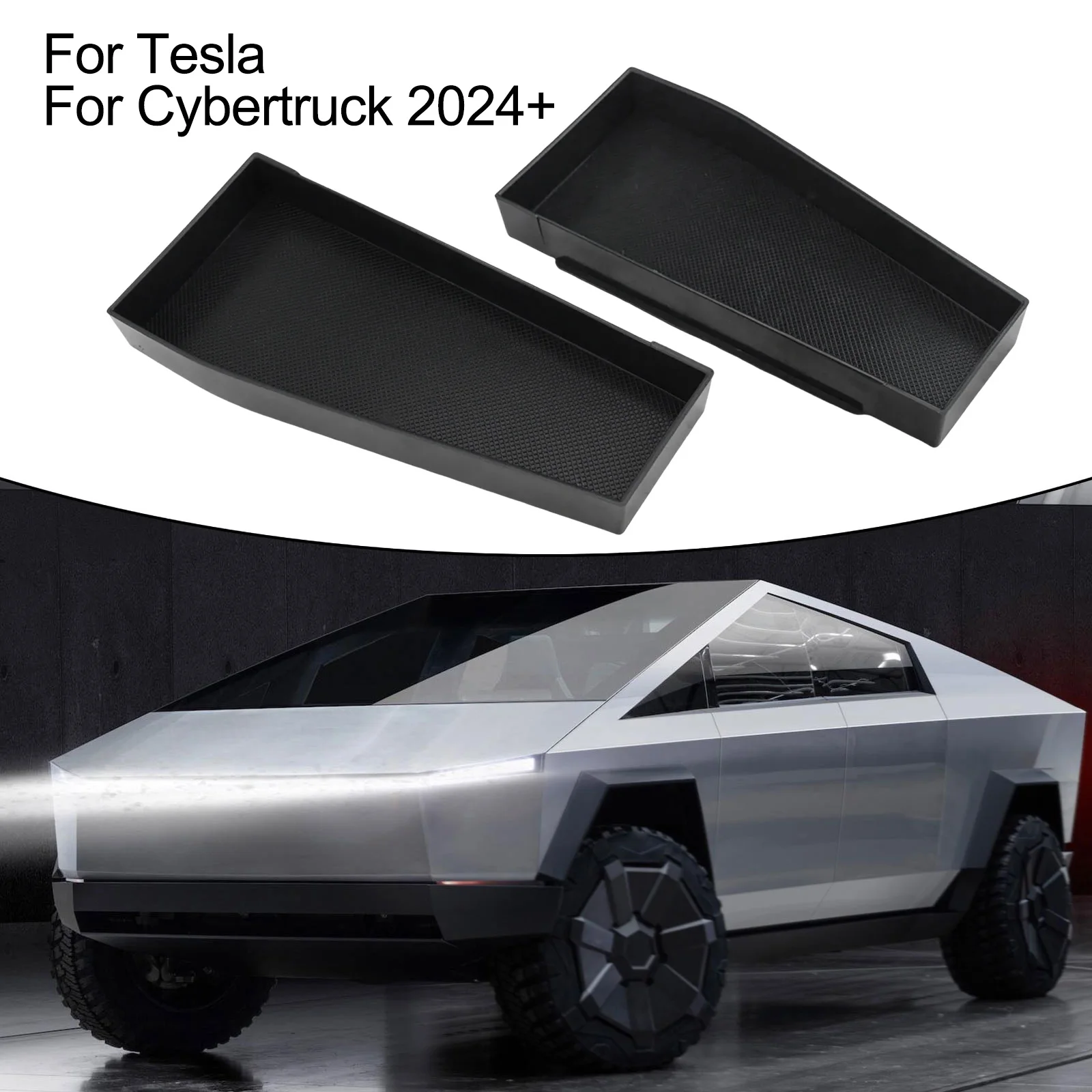 A Practical Addition Door Handle Insert Organizer Tailored to Fit the Needs of Your For Tesla Cybertruck 2024+