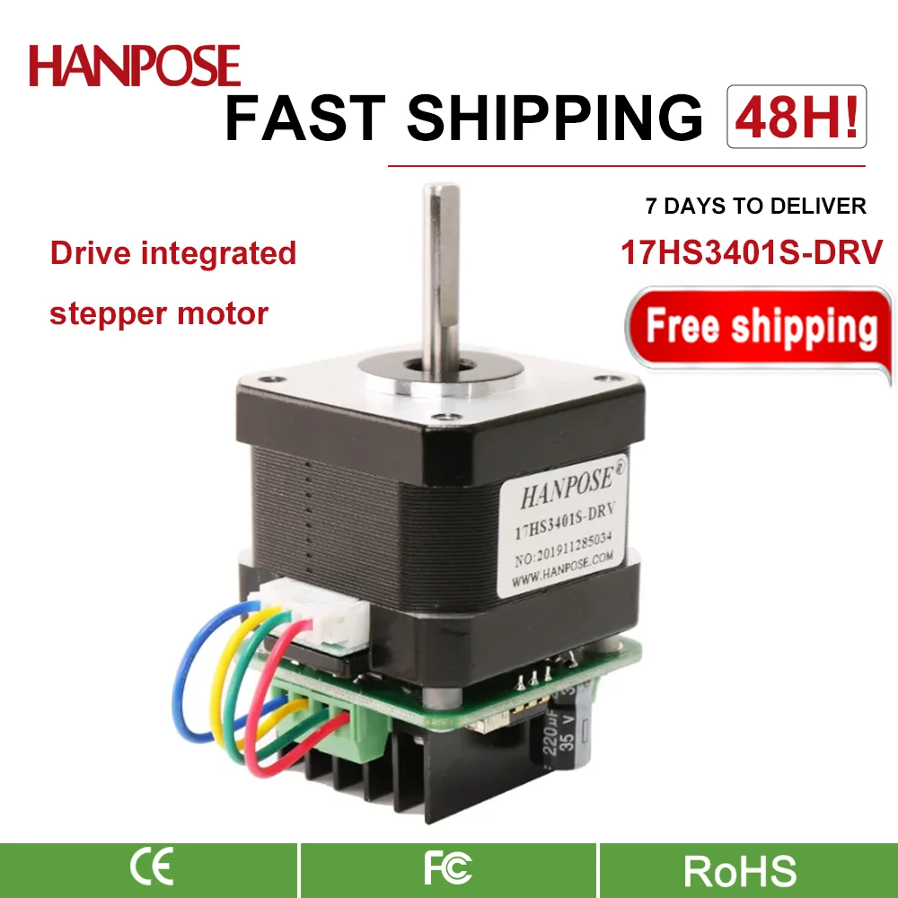 17HS3401S-DRV 1.3A 28N.CM suit motor control board manufacturer  for 3D printer NEMA17 stepping motor drive module integrated