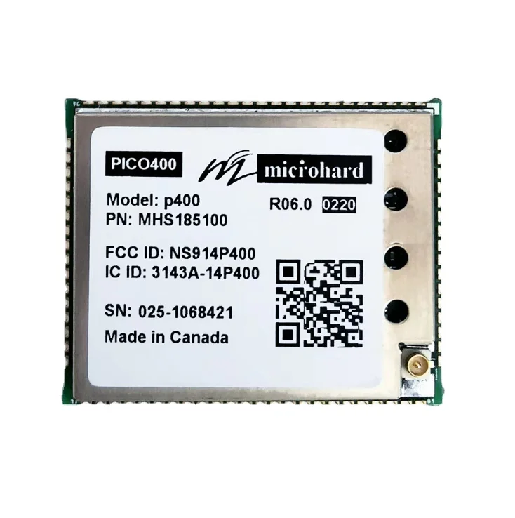 Microhard P900 Multi-Frequency 400 & 900 MHz Wireless Modem OEM Product for Communication & Networking