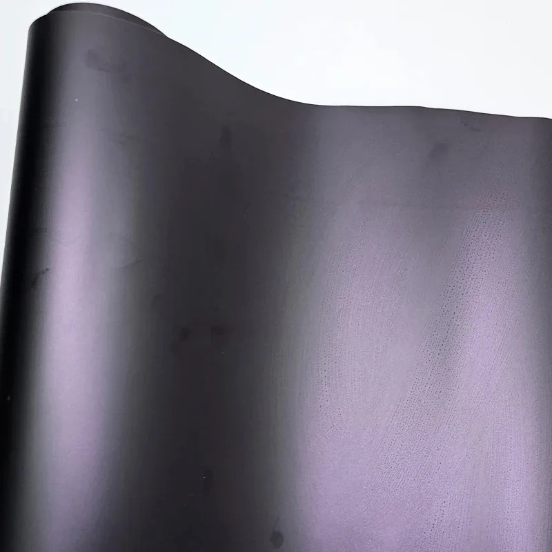 

Ultra Metal Black Purple Vinyl Wrapping Film Car Skin Vehicle Wrapping Paper Show Purple With Water Wrap for Motorcycle Stickers