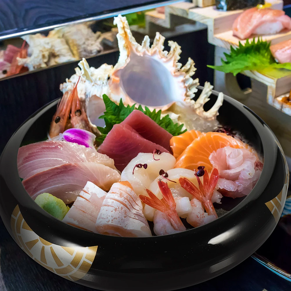 

Sushi Plate Japanese Style Plastic Food Dish For Sashimi Salmon Snack Serving Decorative Kitchen Storage Tray