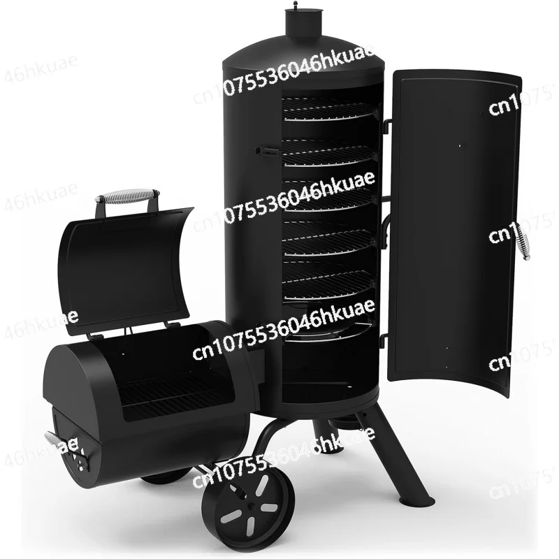 Signature Series DGSS1382VCS-D Heavy-Duty Vertical Offset Charcoal Smoker & Grill