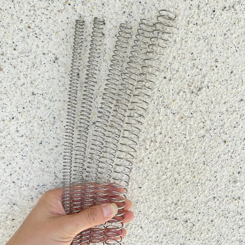 Picture 7: 1Pc 1.4/1.5/1.6mm 304 Stainless Steel Long Compression Spring, OD:10mm-30mm, Length: 150/200/250/300/400mm, Customizable