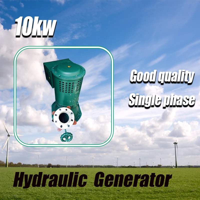 

10KW Electric Water Turbine Hydroelectric Generator 220V Alternative Power Energy Generator Lighting Charging