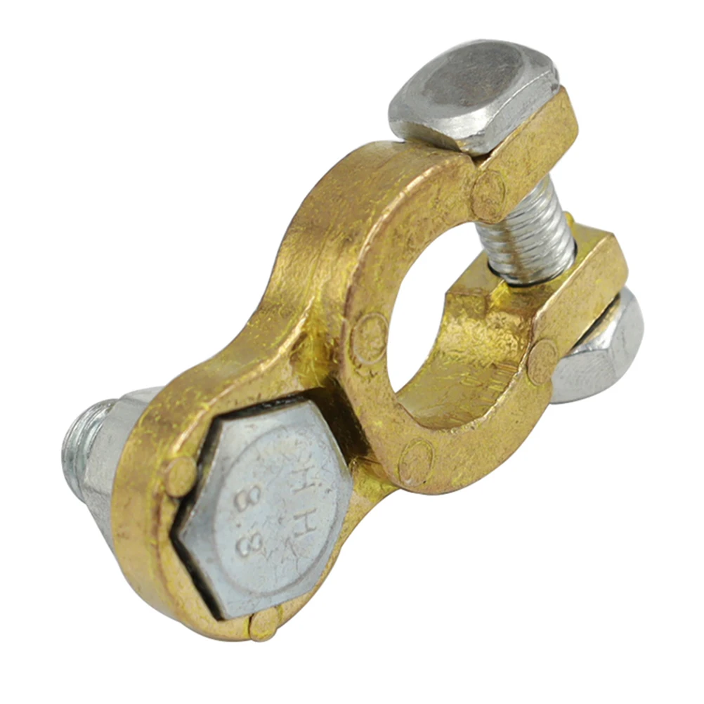 

Terminal Connector Car Accessories Brass Clip Clamps Positive Negative Post Quick Release Wire Connectors Vehicle