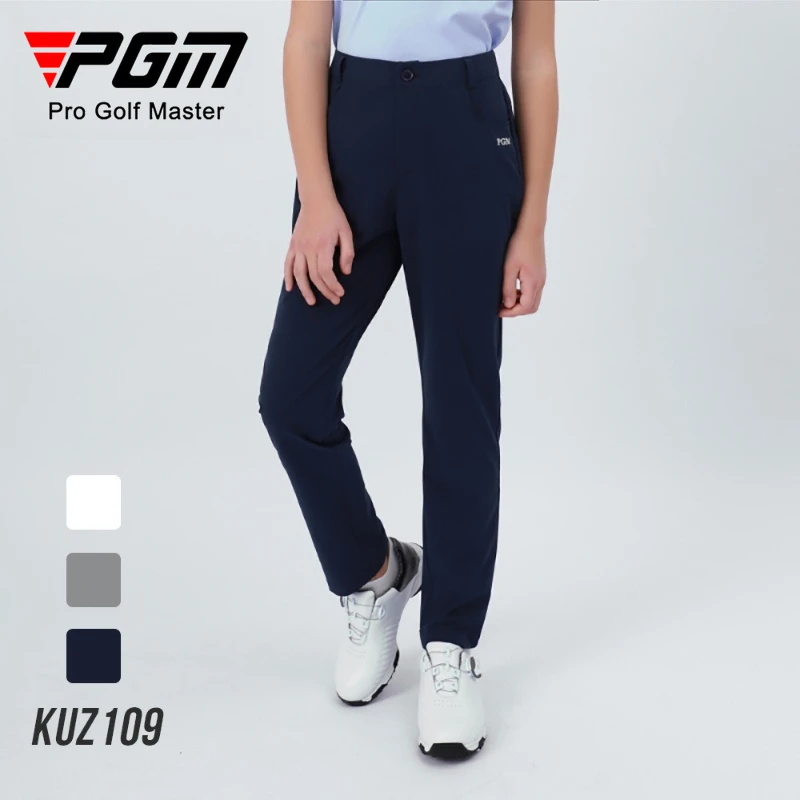 PGM Boys Golf Pants Breathable Quick Drying Moisture Wicking in Summer KUZ109