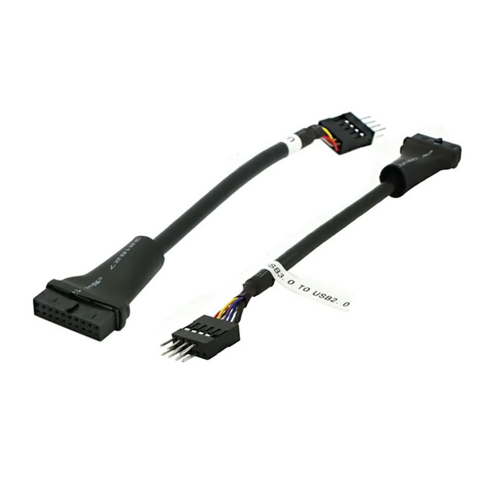 جديد USB3.0 اللوحة الأم المتبادل USB2.0 9 دبوس USB3.0 20pin كابل محول