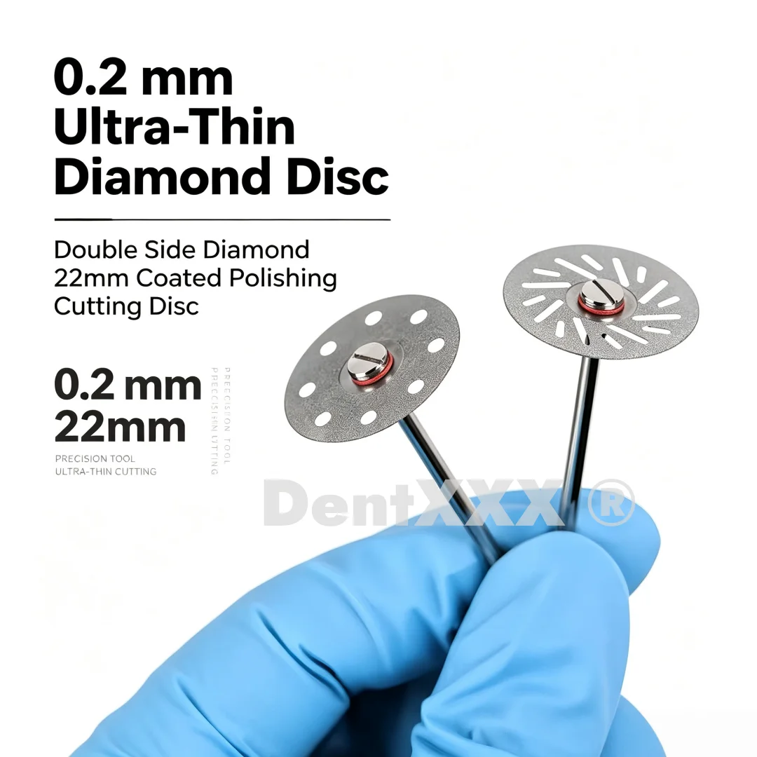Ultradünne Doppelseitige Diamant-Schleifscheiben – 0,20mm Schneid- und Polierklingen mit 2,35mm Schaft – Detail 8