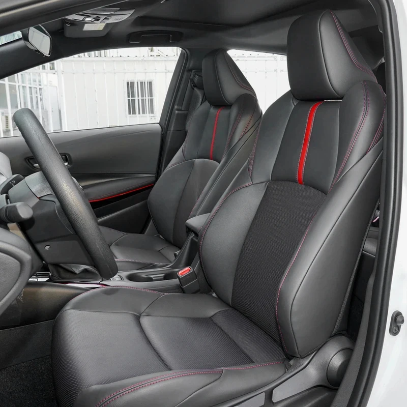 Hot Selling Custom Faux Leather Car Seat Covers Full Set Interior Protector For 2019-2023 Sedan & Hatchback Models
