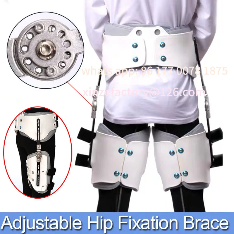 Customizable Adjustable Double Legs Hip Stabiliser Support Corrector Hip Abduction Orthosis Thigh Sciatic Nerve Pain Relief
