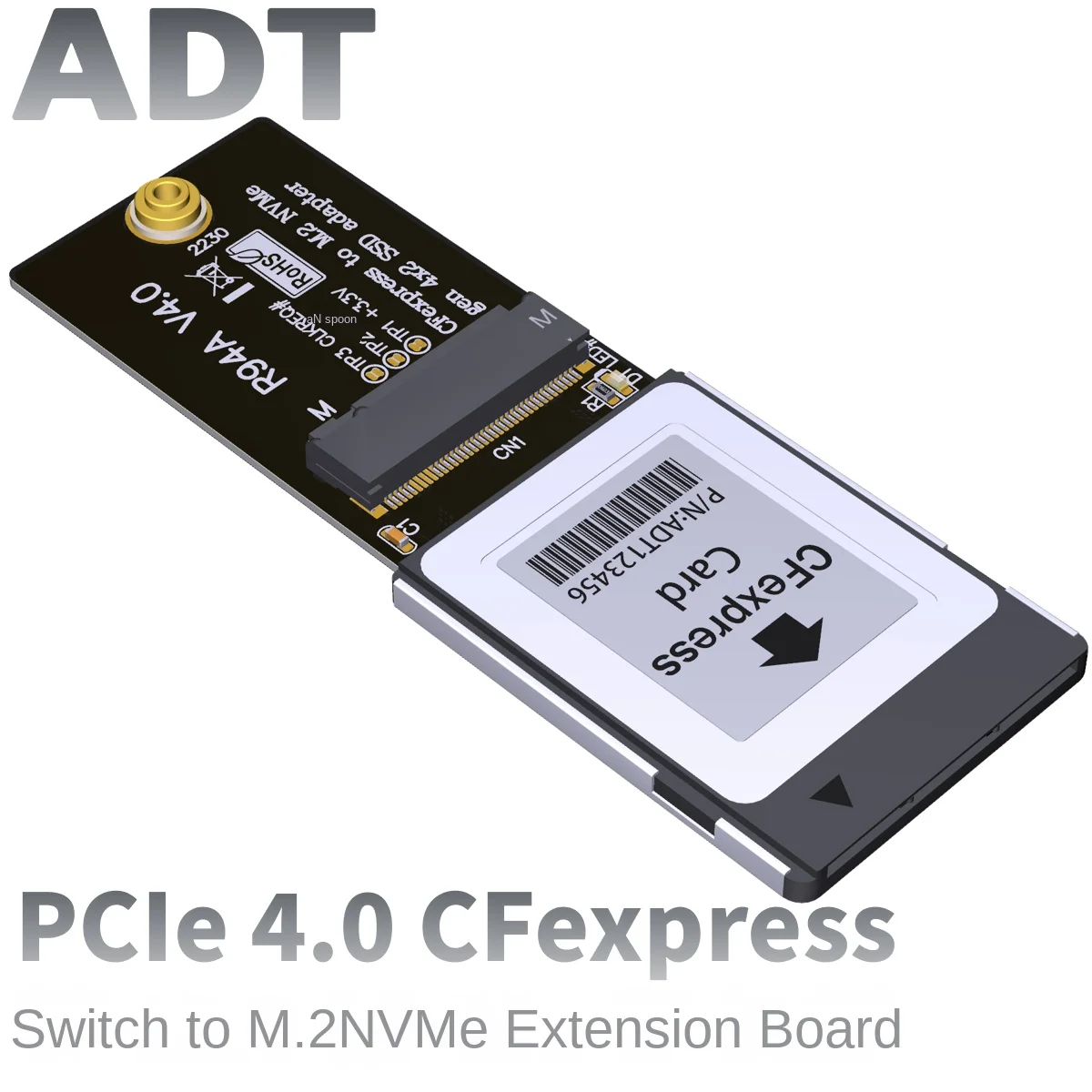 

ADT CFexpress to M.2 NVME expansion card supports XBOX Nikon Sony Canon Panasonic