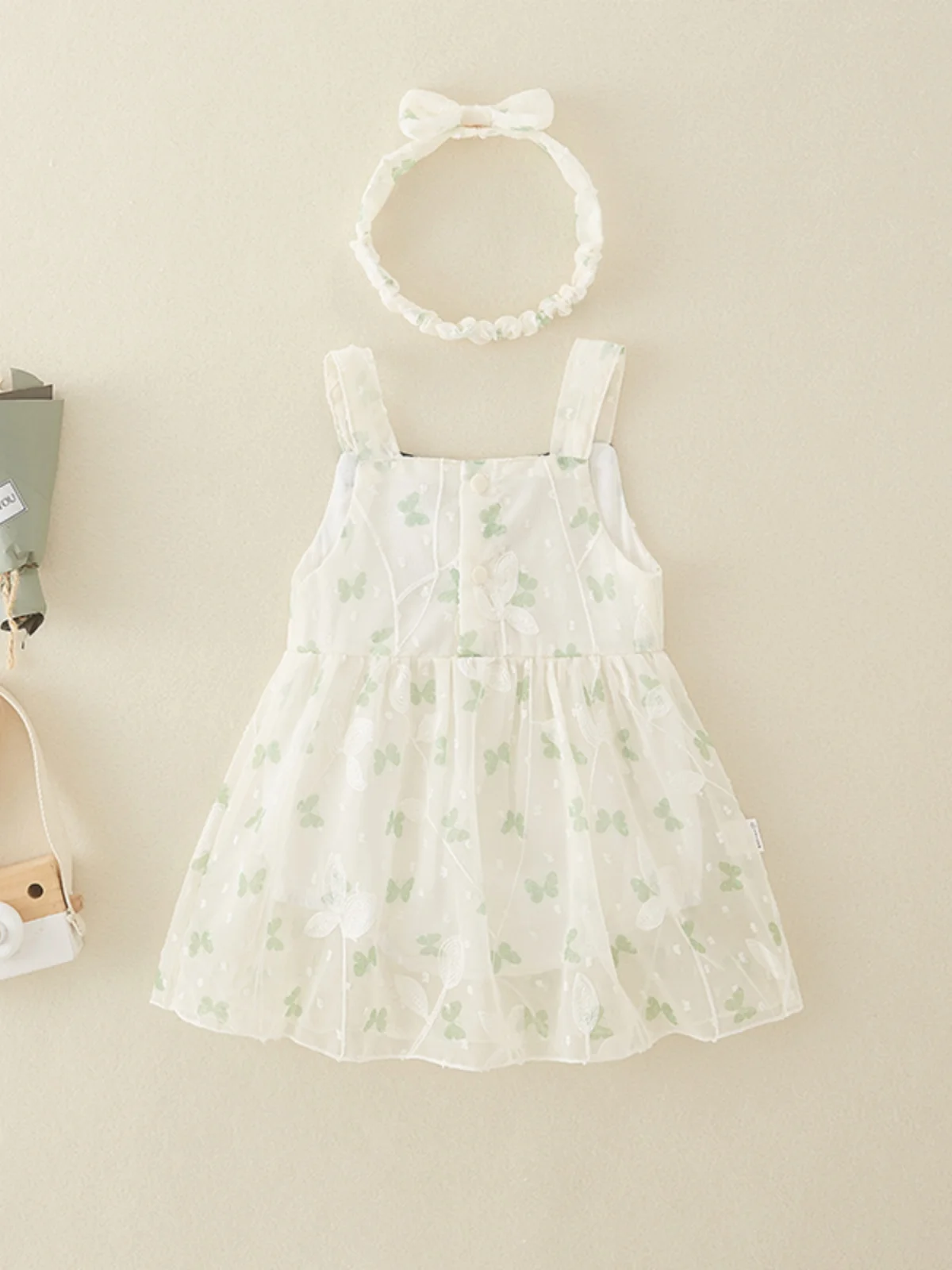 프린스 슬레 베이비 걸 레어 세트 스트랩 디자인 보트 커버 스커트 포함 여름 의상 신생아 여아 옷