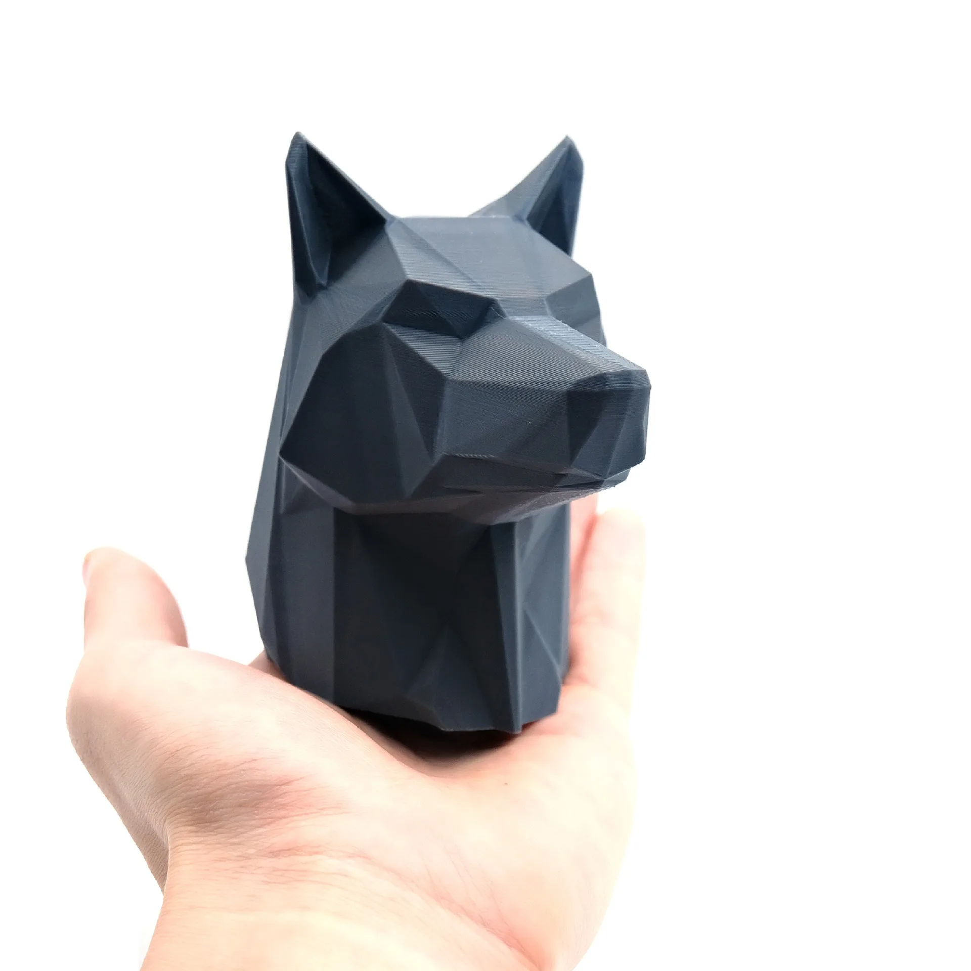 1個 50MM トレーラーヒッチカバー ウルフヘッド 3Dプリント ボールカバー ユニバーサルヒッチ スラスターカバー 車アクセサリー保護用