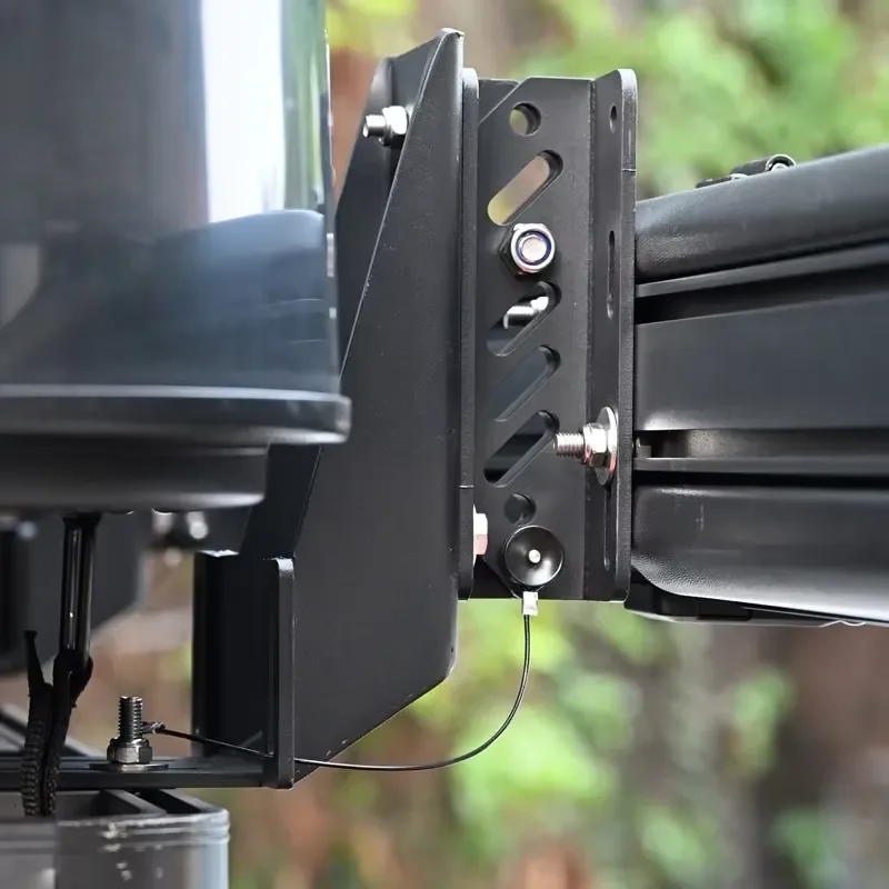Quick Release Mounting Bracket Camping Awning Tent Connection Parts Roof Rack Steel Material Heavy Capacity 4X4 5mm