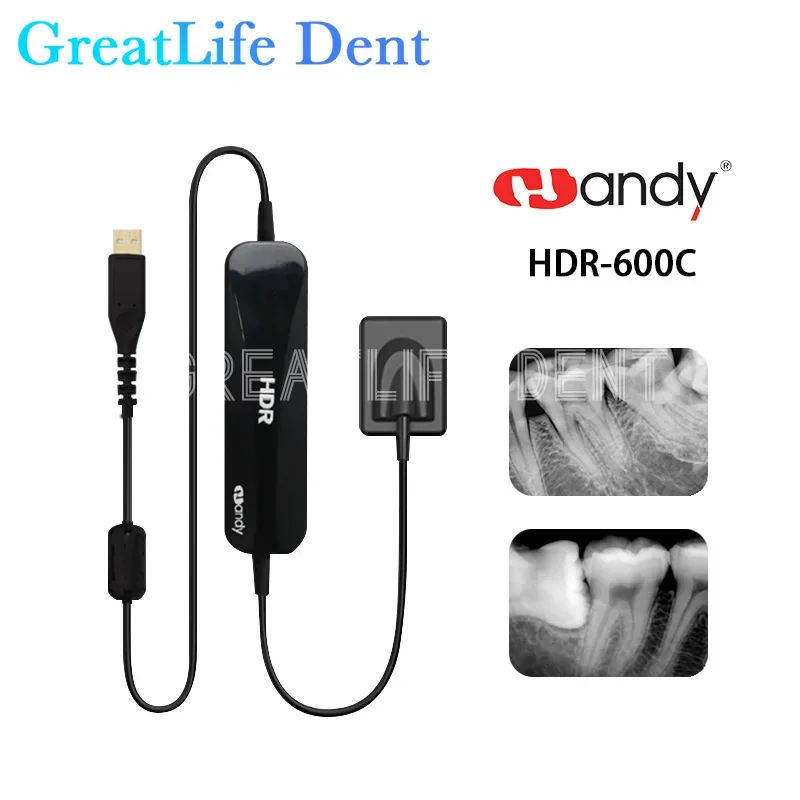 GreatLife Dent High Quality Intraoral Imaging System Digital HDR-500C HDR600C X-ray Dental RVG Sensor 10 Mutil Languagges