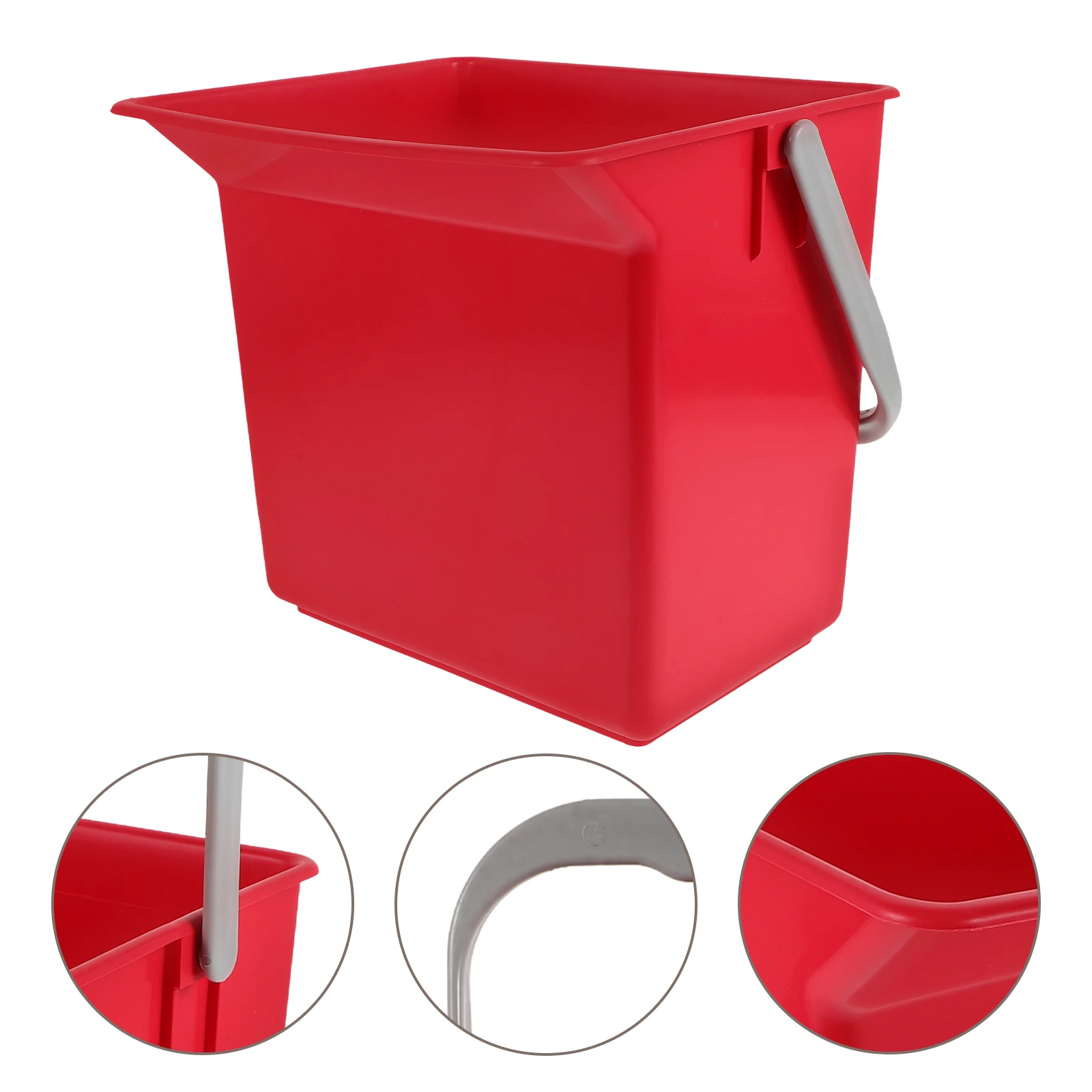 

Plastic Utility Bucket Spout Handle Heavy Duty Cleaning Large Capacity Measurement Markings Household Car Trash Multi