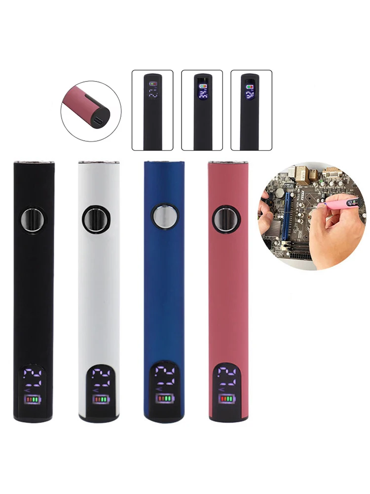 400mah 510 Digital preheat 3-speed regulator soldering iron battery Push button regulator battery bar Soldering iron battery