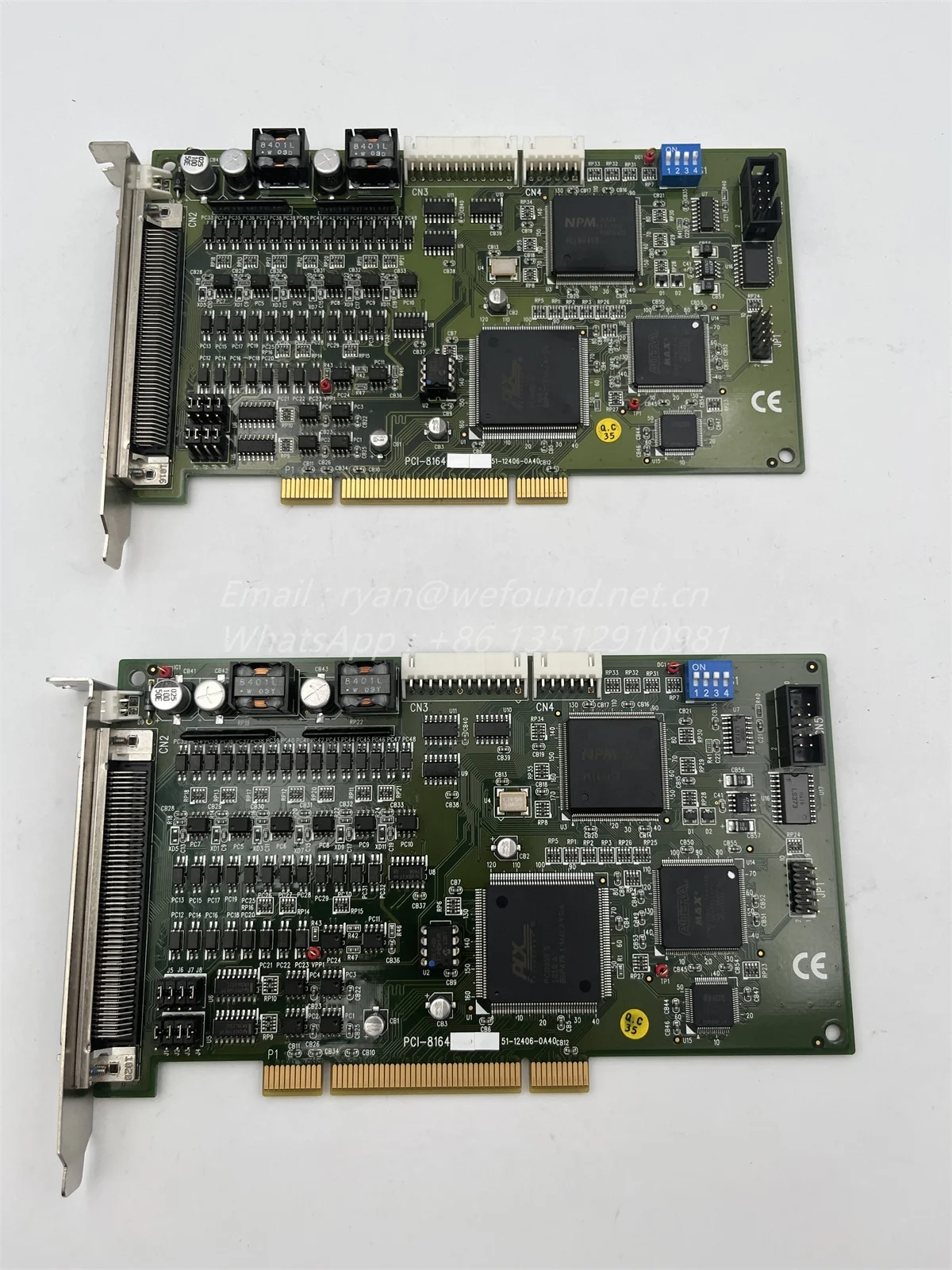 PCI-8164 contrôleur avancé de mouvement de servo et de pas à pas de 4 axes avec le certes à grande vitesse