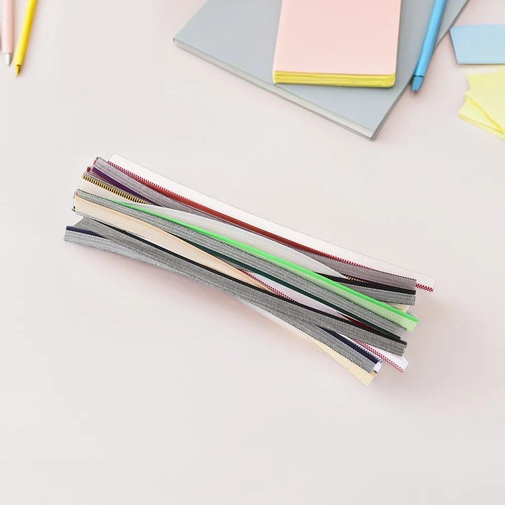 2 Sets Binding Cloth Kits Variety Colors Headbands For Bookbinding Repair Materials School Projects Supplies Endbands Fabric