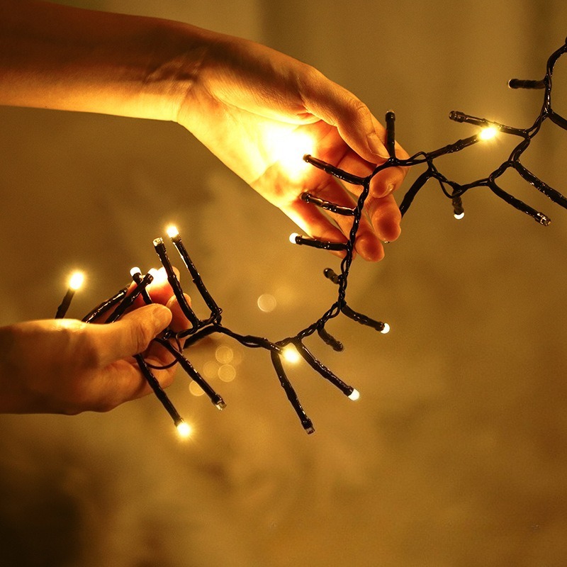  Banner Light  LED Firecracker String Lights Lighting Time Room Garland Fairy Light for Wedding Party Home Decor Led Lights 
