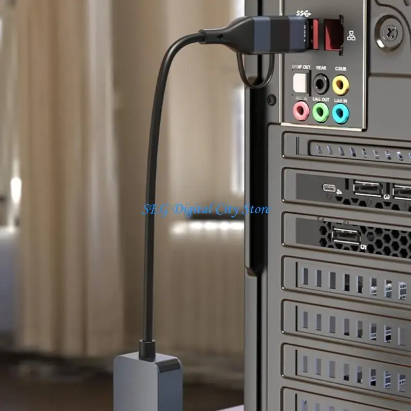 

U75B USB3.0 Gigabit Ethernet Adapter 2500Mbps Fast Speed Corded Internet Converter Efficient 2500M Rj45