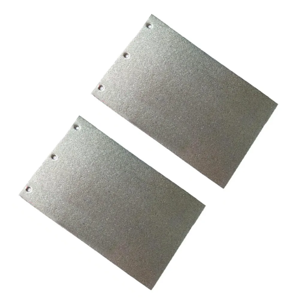 For 9403 MT190 MT9 Base Plate Pad 170*110 Mm 3 Round Hole Carbon For Belt Sander Parts Reliable Replacement Brand New