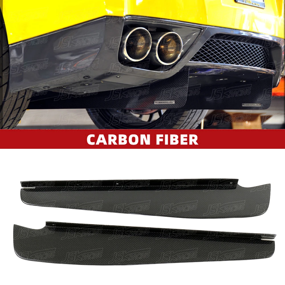 P Style Carbon Fiber Rear Diffuser Blades For Nissan Gtr R35 2008-2016