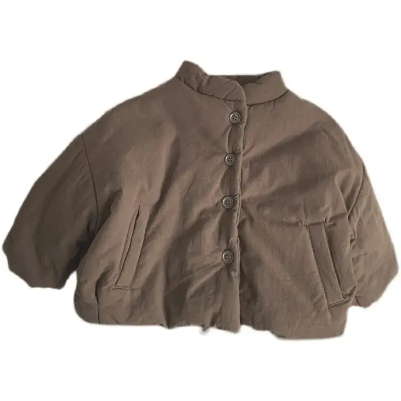 

Теплая куртка в западном стиле. Новая детская хлопковая куртка с хлопком и утолщенным пальто для мальчиков и девочек.