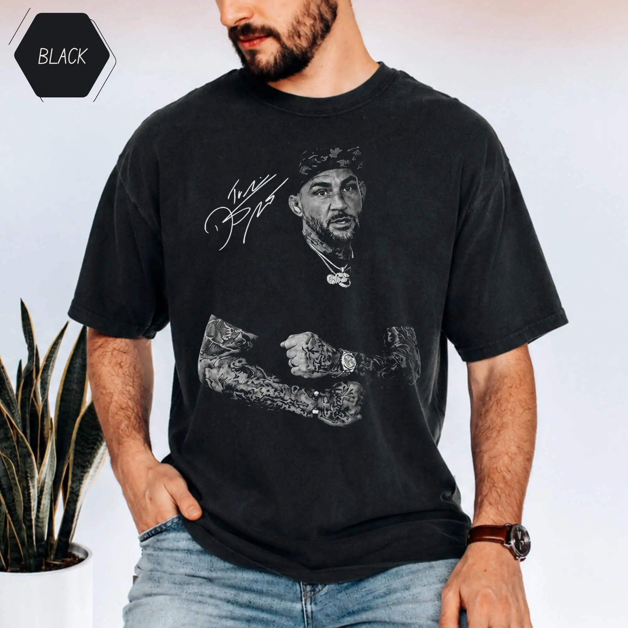 Dustin Poirier Vintage Shirt, The Diamond MMA Fighter T-Shirt, Fight Night Sweatshirt, Geschenk für Kampfsportfans – Detail 3