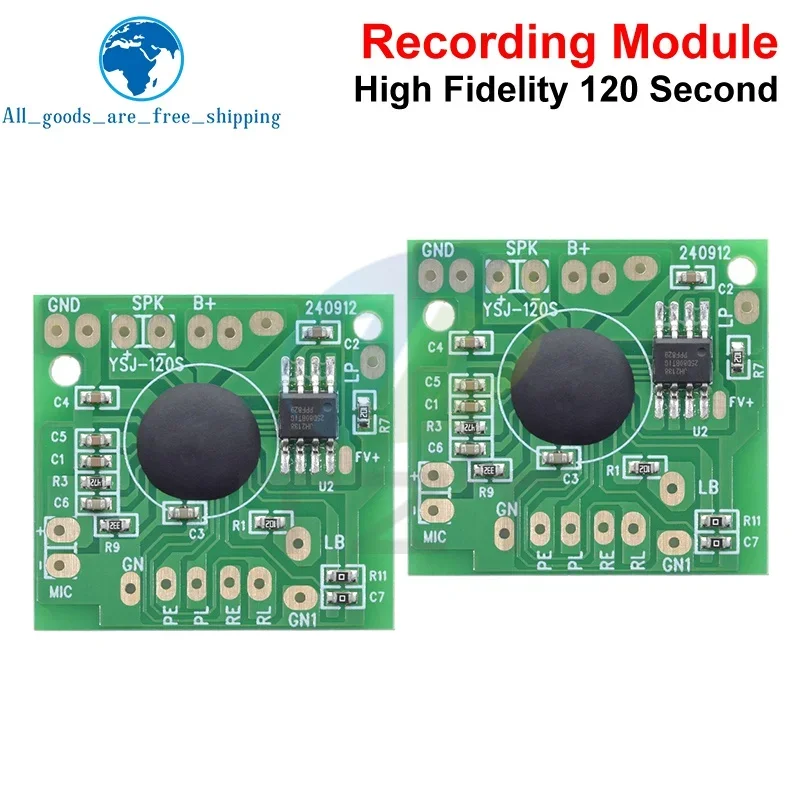 Sound Module For Electronic Toy IC Chip Voice Recorder 120s 120secs Recording Playback Talking Music Audio Recordable Board