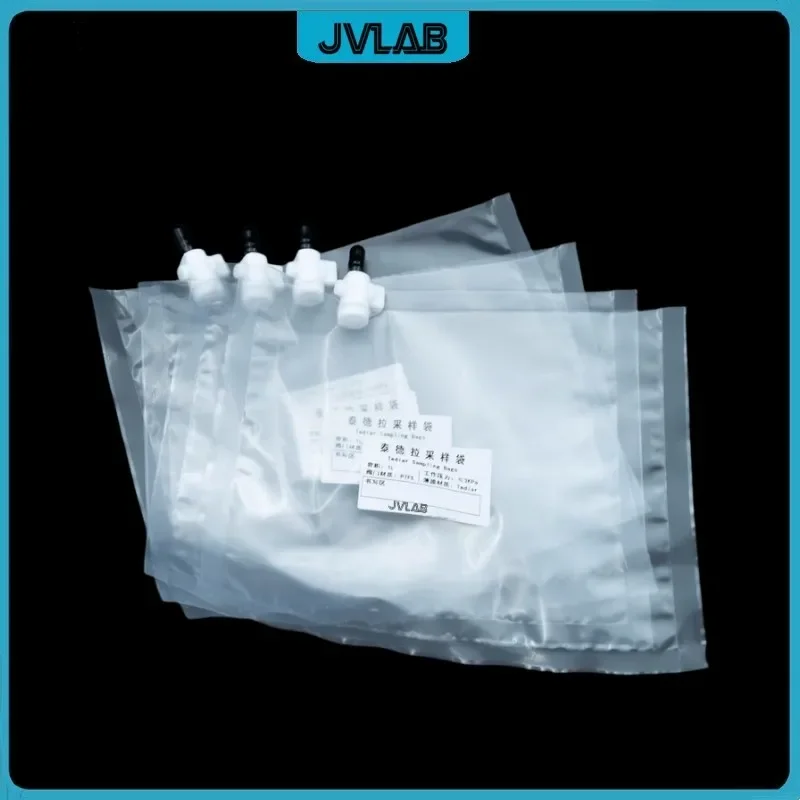 Tedlar PVF Gas Sampling Bags for Solid VOCs Residual Detection Single PTFE Valve 0.5L 1L 2L 3L 4L 5L 8L 10L Pack of 1