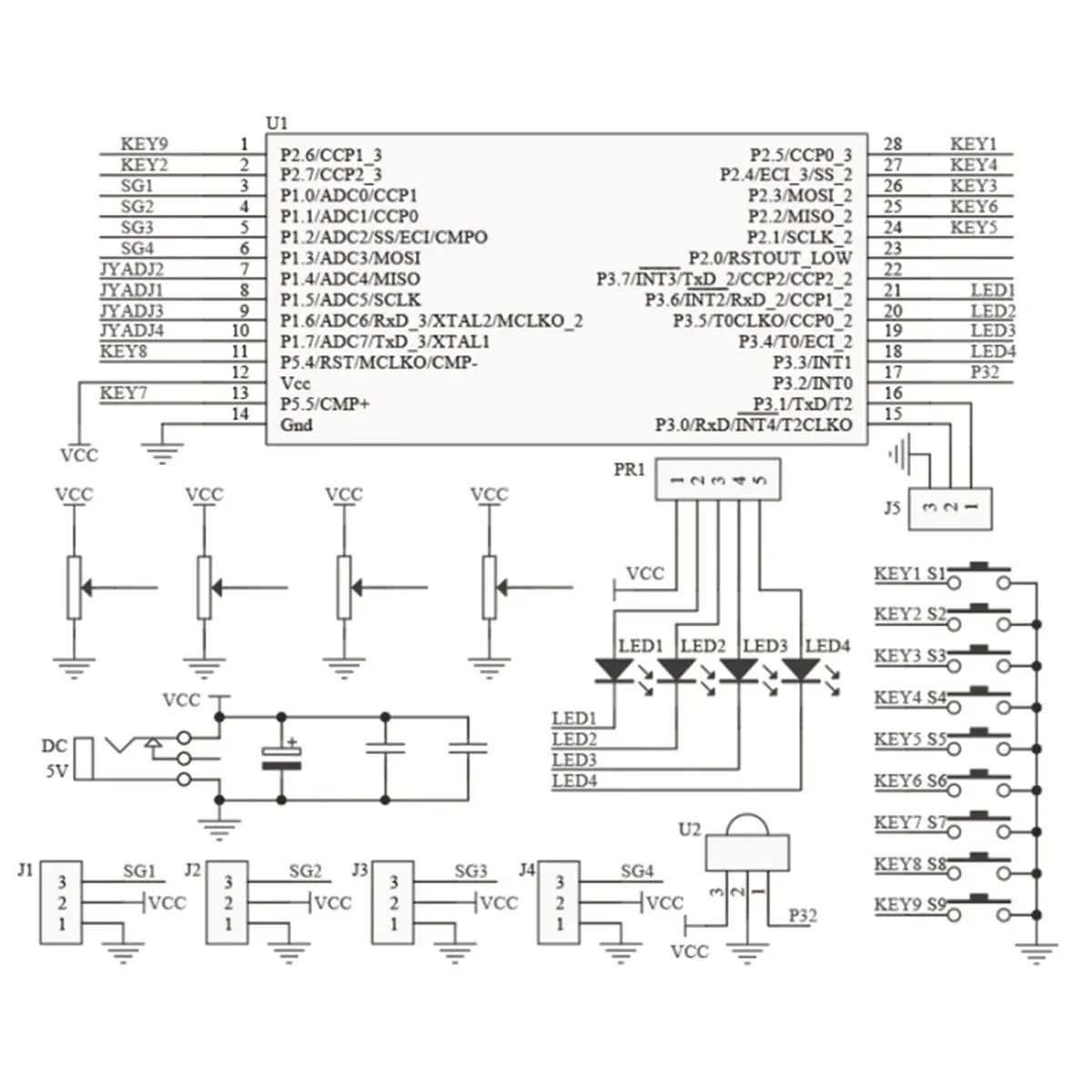 useful Four Degree of Freedom Assembly Robotic DIY Arm Microcontroller Soldering Kit, STEM Maker Learning Parts for Arduino