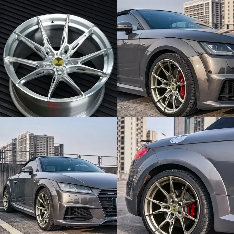 2026 Hot Sale WF R2 Custom 5 Spoke Forged Wheels Sports Car Lightweight Wheels Wf R2 Rims Concave Forged Wheels for G30