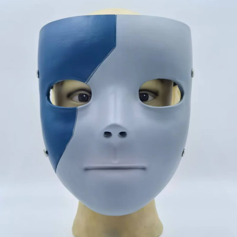 

Hard Resin Sally face Cosplay Mask Halloween Prom Mask Dress Up Props Party Headgear 17x21cm