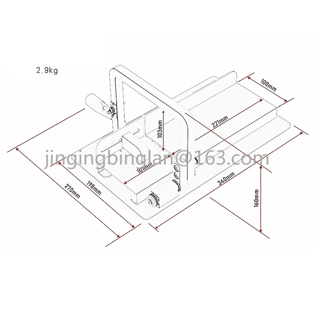 Handmade Soap Cutter All Metal Single Arm Soap Precision Cutting Table All-Metal Household DIY Soap Manual Cutting Machine