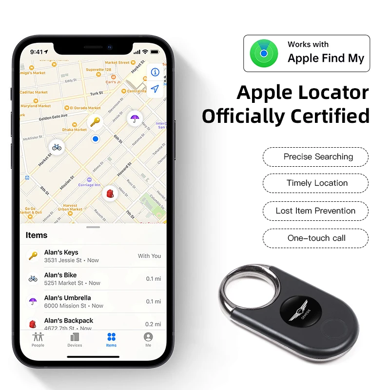 آيفون العلامة الذكية لتحديد المواقع لتحديد المواقع مكافحة خسر المقتفي سيارة المفاتيح ل Genesis كوبيه G80 G70 GV70 G90 GV80 GV60 #1