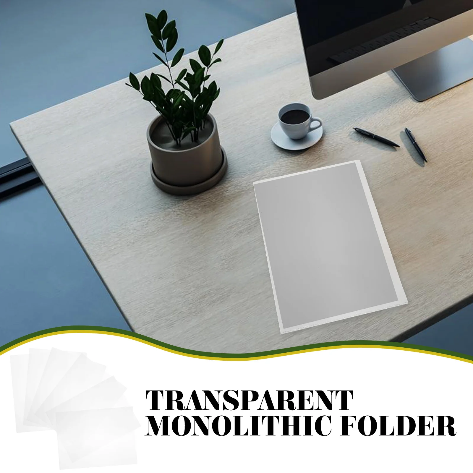 

24 Pcs Protective Case Transparent Folder Paper Organizer Protectors Pp Document Holder